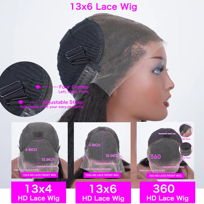 32-40 inch Body Wave 360 Lace Frontal Wigs