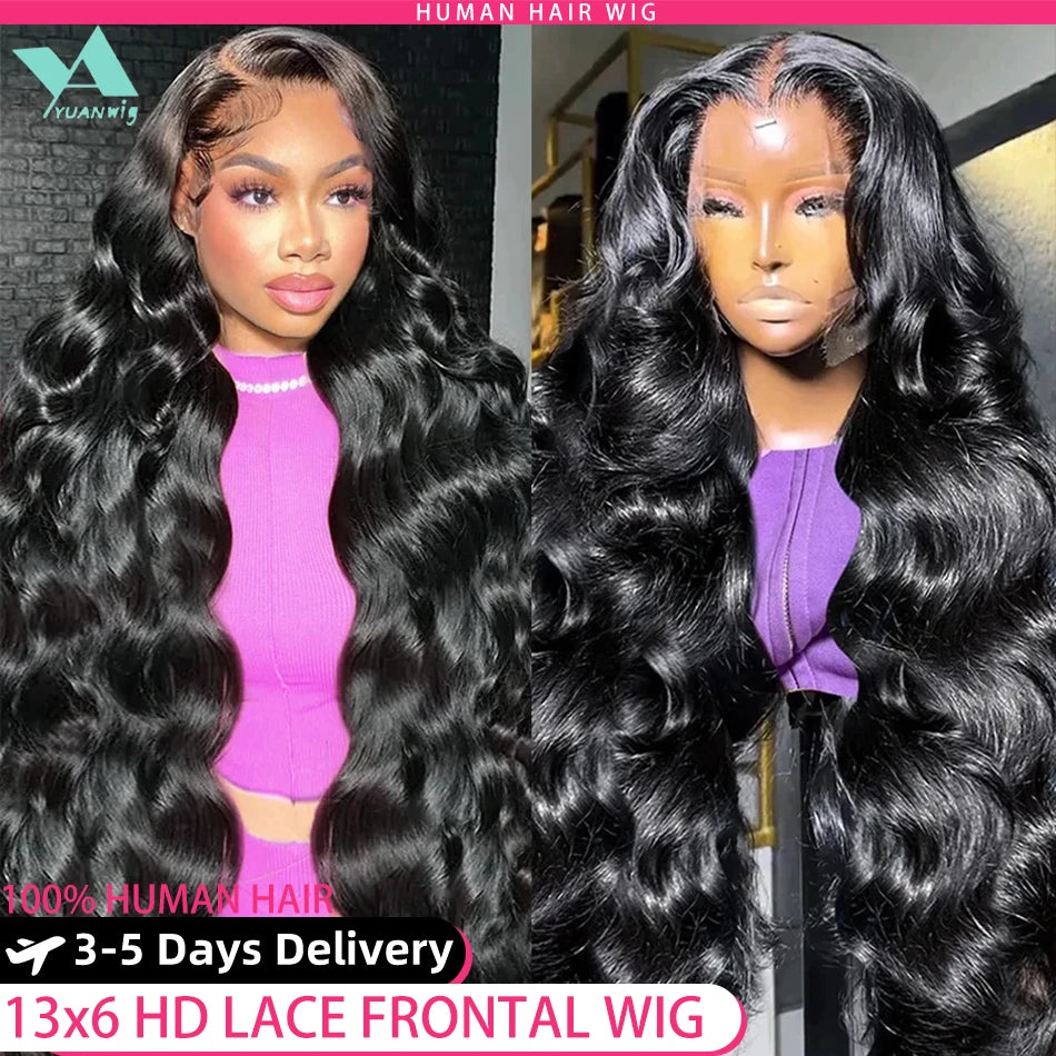32-40 inch Body Wave 360 Lace Frontal Wigs