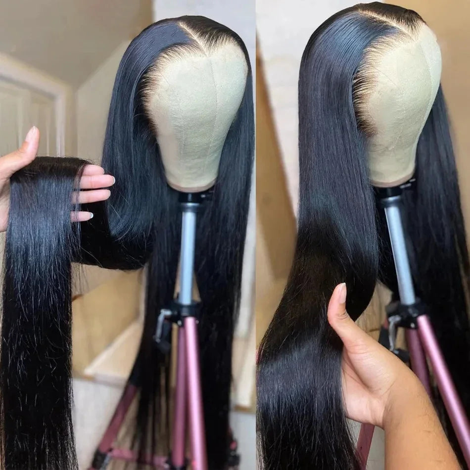 Bone Straight Lace Front Brazilian Wigs